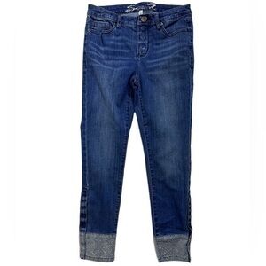 Seven7 Solstice Wash Adaptive Mid Rise Ankle Skinny Jeans Sz‎ 4